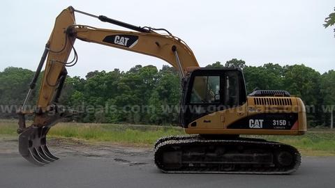 315D Caterpillar Excavator w/grapple