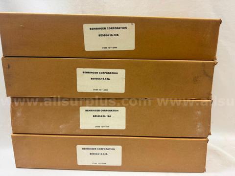 *NEW* (LOT of 4) BEHRINGER CORPORATION BE9604/16-12A HYDRAULIC FILTER ELEMENT CARTRIDGE 16" / 12 MICRON