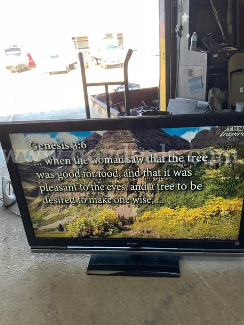 52 inch Sony Bravia TV with Remote and instruction Manual