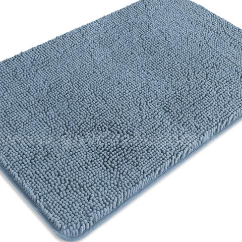 Brand New - 24" x 36" Bathroom Rugs β Absorbent and Washable Bath Mat, Non-Slip, Blue - Shipping Available