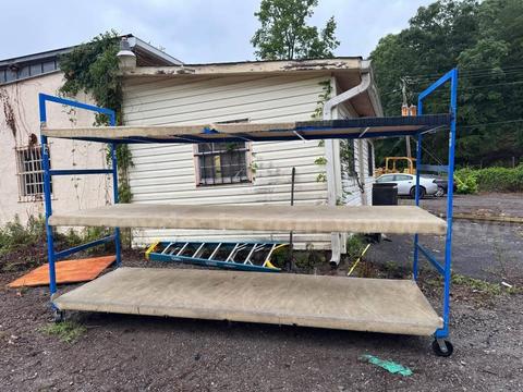 Heavy Duty Industrial Warehouse Storage Carts – Mobile Rolling Shelving