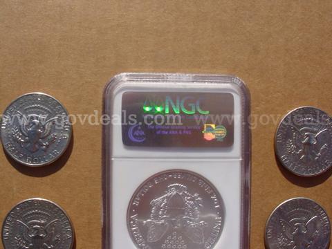 Eagle S Silver Coin MS69,Kennedy half dollars