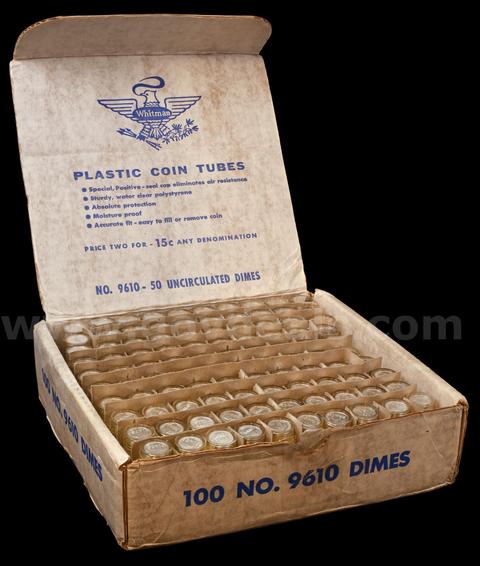 Roosevelt Dimes 100 Rolls Uncirculated