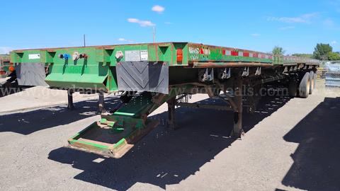 2000 Trailmobile Haulin T-24 T/A Extendable Truss Trailer-Inoperable