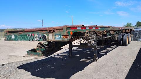 2000 JDH Trussmaster Extendable T/A Roll-Off Trailer-Inoperable
