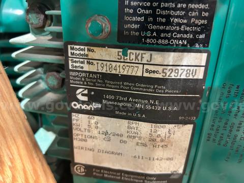 Onan Generator