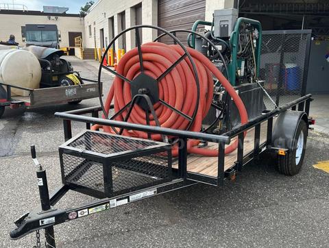 Truck Mount Carpet Cleaner Extractor Propane HydraMaster 402 & Trailer & Hose