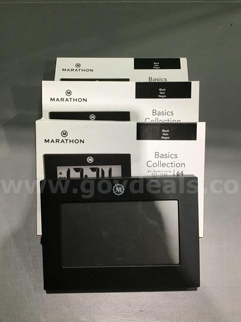 Lot of (4) Large Frame Digital Clocks