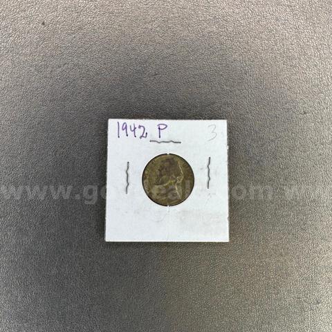 1942 P Silver Wartime Nickel