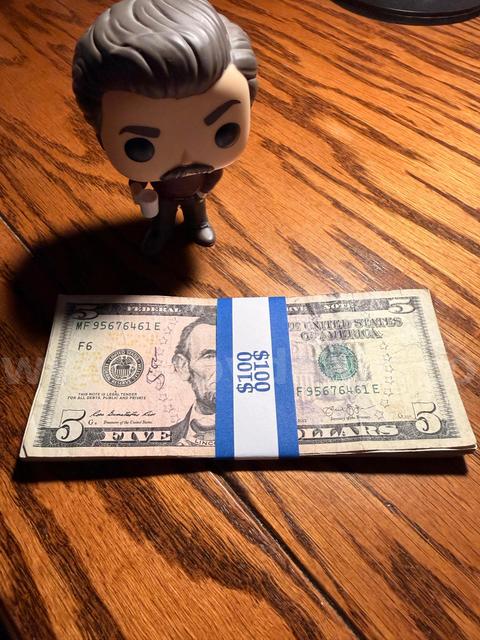 20x $5 Bills -  Unsearched - Circulated