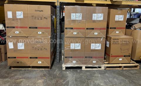 Lot of 27 Lexmark Color Laser ALL IN ONE  Printers CX510dthe With Extended Tray