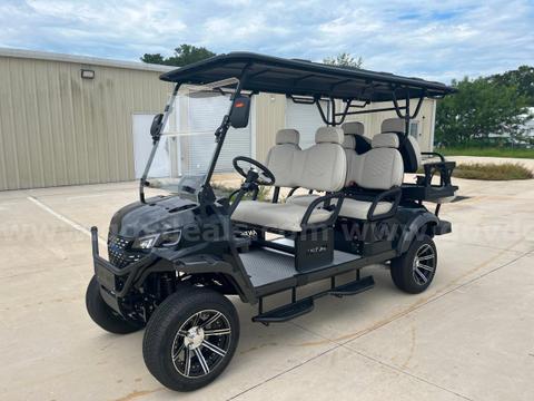 NEW 2026 ANT 4+2 6-Passenger Electric Golf Cart — 48V 150Ah Lithium Battery, 6.3kW AC Motor, CarPlay, 0 Miles
