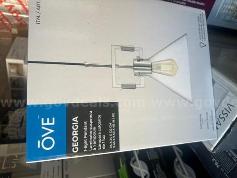 OVE Georgia 1-Light LED Pendant Lights – NEW IN BOX – Bulk Lot Available
