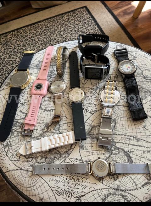 Lot of Watches - Includes 2 Smartwatches + Traditional Watches (Untested / As-Is)