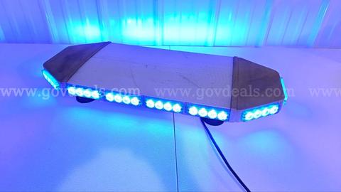 USED All Blue Mini Lightbar