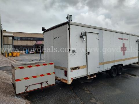 Airport Emergency Response/ Disaster relief Trailer with Medical Equipment