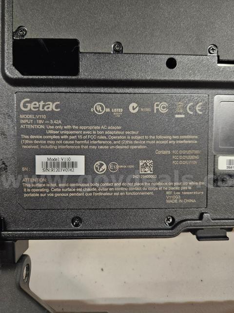 Getac V110 Rugged Laptop