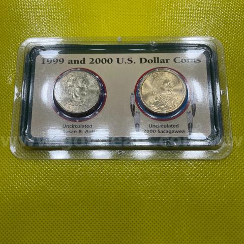 1999 SBA & 2000 SACAGAWEA LITTLETON $1 COIN COLLECTION SET FAST FREE SHIPPING (USA ONLY)