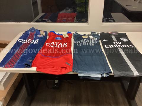 Lot of 4 Soccer Jerseys