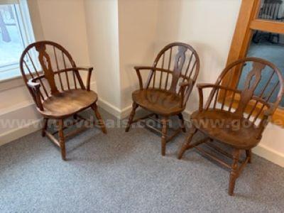 Lot of Oak Chairs