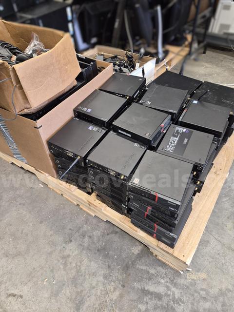 Pallet of mini desktop computers