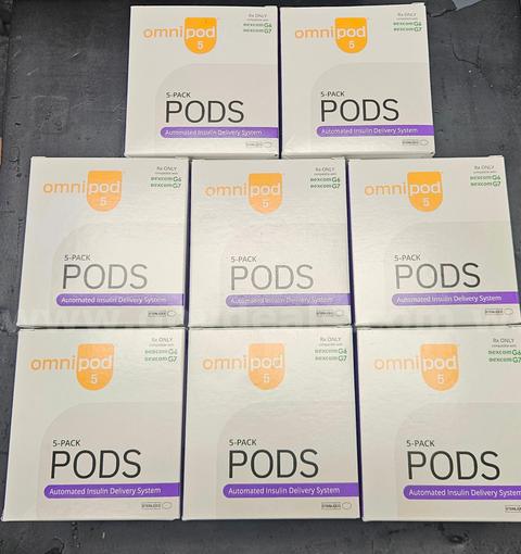 Lot of 8 Omnipod 5 packs