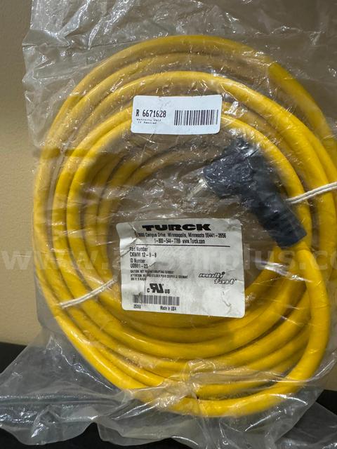 *NEW* TURCK CKWM 12-9-8 SENSOR CABLE MULTI-FAST SINGLE-ENDED ACTUATOR AND SENSOR CORDSET