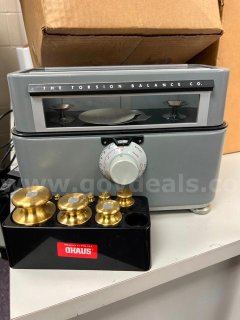 Vintage Torsion Balance Scale with Additional Weights