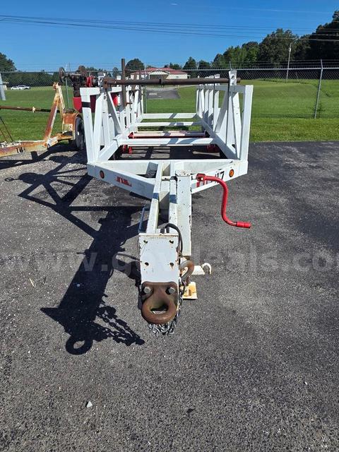 2007 BRINDLE 4 REEL WIRE TRAILER