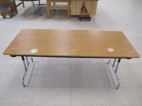 Height adjustable table