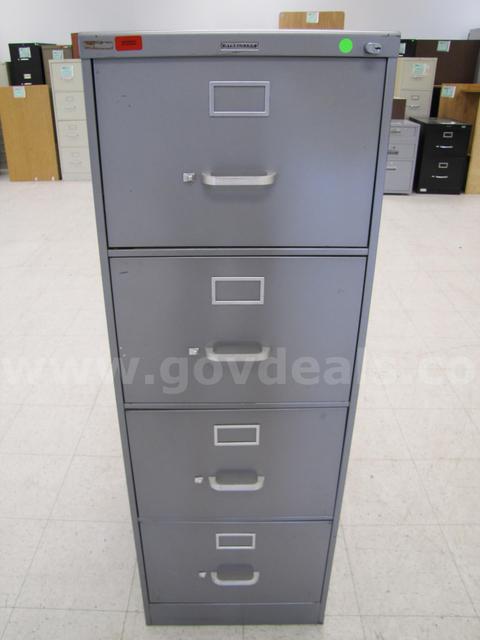 Four drawer legal sized filing cabinet