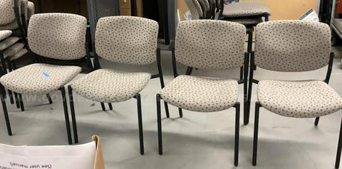 SitOnIt Seating Commercial Stacking Chairs – Set of 4