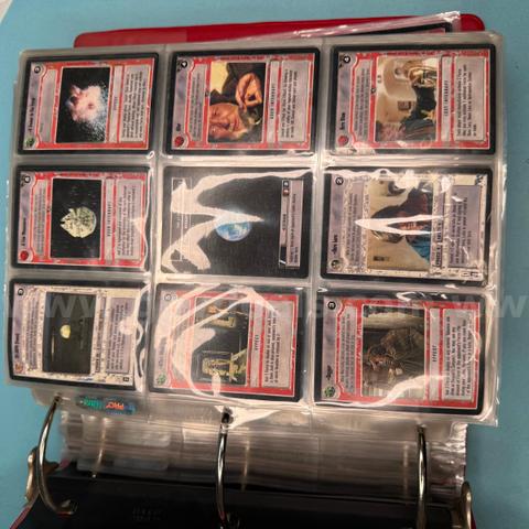 Binder of Star Wars Cards