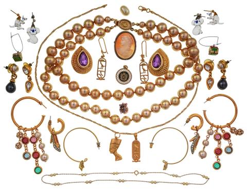 Gold & Costume Jewelry Lot