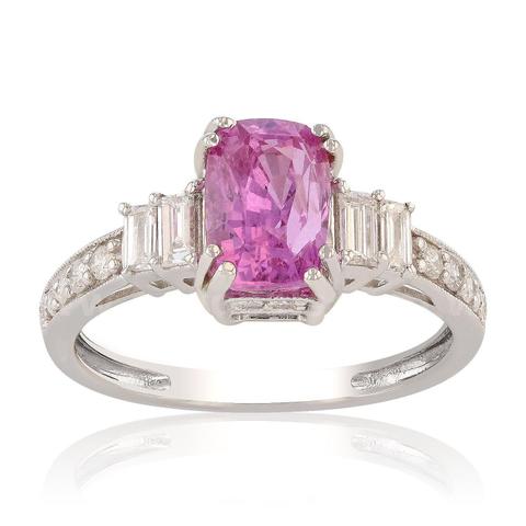SAPPHIRE and DIAMOND RING