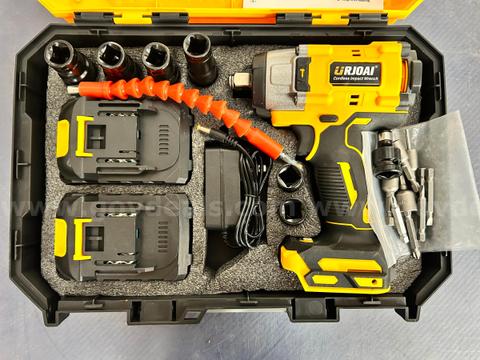 Free Shipping - New Factory Sealed Cordless 1/2" Impact Wrench Torque Brushless Motor 2x 4.0Ah Batteries/Charger/Sockets