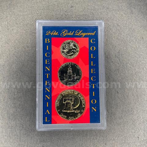 Bicentennial Three Coin Collection