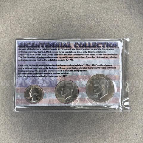 Bicentennial Three Coin Collection