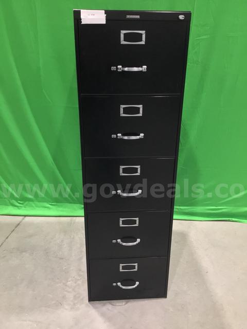 Five-Drawer Lateral File Cabinet