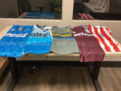 Lot of 5 Soccer Jerseys