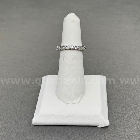 925 Silver Ring with White Stones