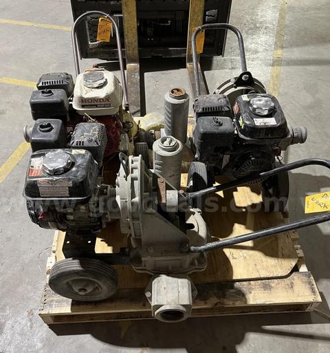 Lot of 3 Mud Hog Water Pumps (Not Working)