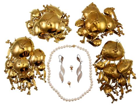 Gold, Sterling Silver, & Miscellaneous Jewelry Lot