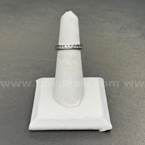925 Silver Ring with White Stones