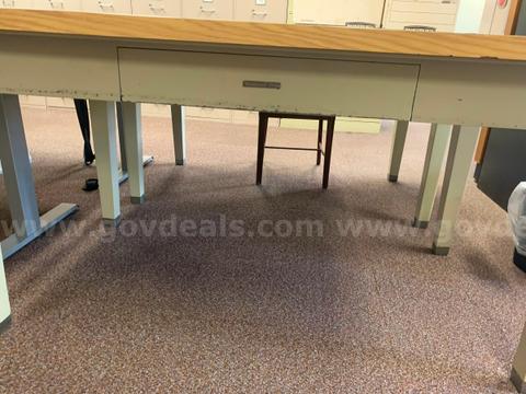 Lot of (3) Tables with One-Drawer