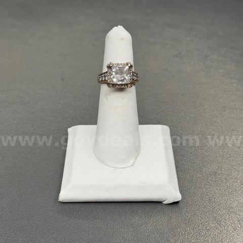 925 Silver Rings with White Stones