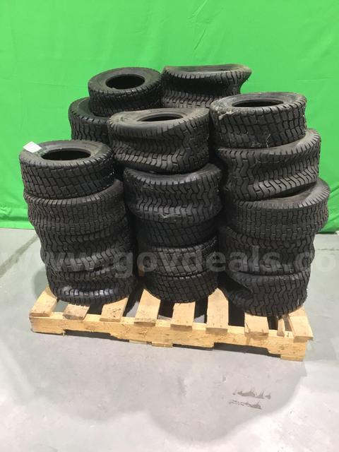 Lot of (24) Various Lawn Mower Tires