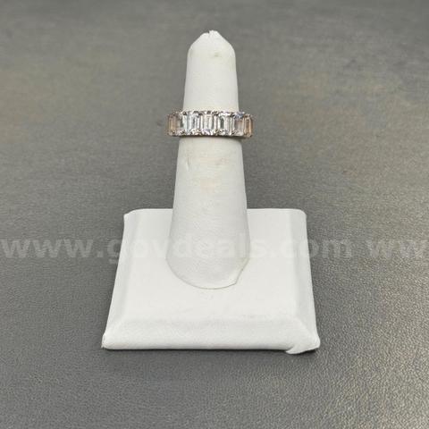 925 Silver Rings with White Stones