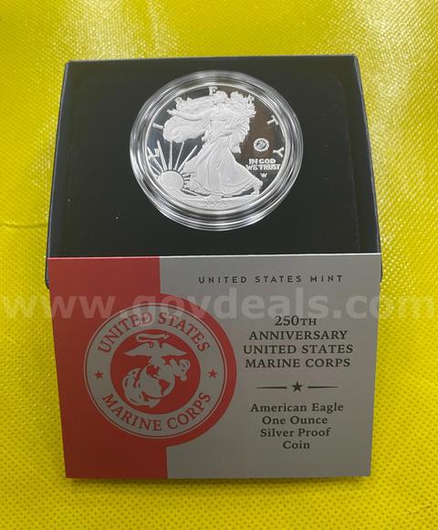 2025 250th ANNIVERSARY UNITED STATES MARINE CORPS AMERICAN SILVER EAGLE ONE OUNCE SILVER PROOF COIN FREE SHIPPING