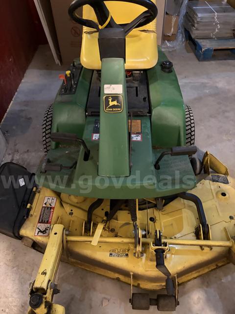 Riding Mower and Blower Attachment